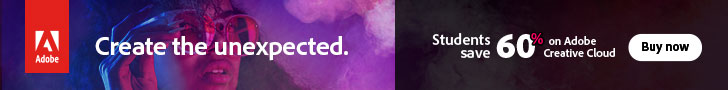 Adobe Creative Cloud - Students save 60%